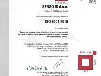 Quality management - ISO 9001